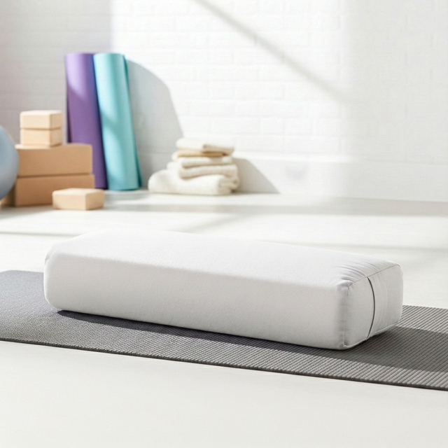 2. Wahl - Yoga-Bolster yin - eckig - natur