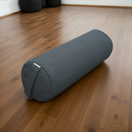 Yoga-Bolster yin - rund - Jute