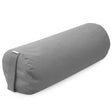 2. Wahl Yoga-Bolster yin - rund - Samtosha - light stonehenge - YOGISHOP