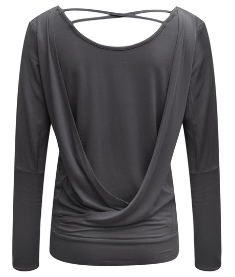 Yoga-Longsleeve flowing shakti "ala" - stonehenge - YOGISHOP