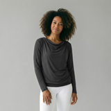 Yoga-T-shirt à manches longues flowing shakti "ala" - stonehenge