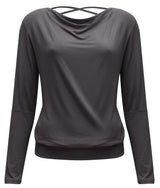 Yoga-Longsleeve flowing shakti "ala" - stonehenge - YOGISHOP