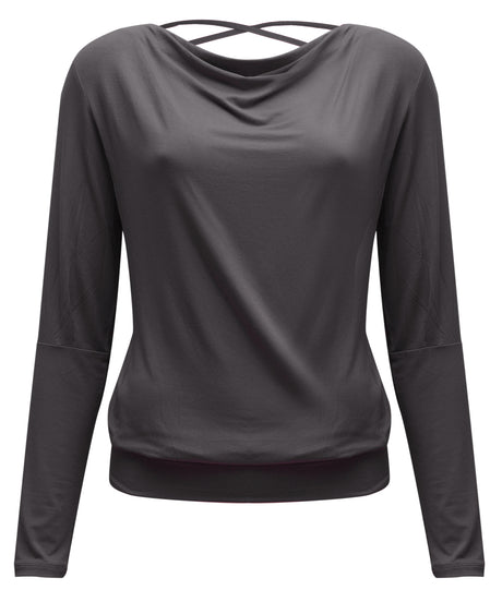 Yoga-Longsleeve flowing shakti "ala" - stonehenge - YOGISHOP
