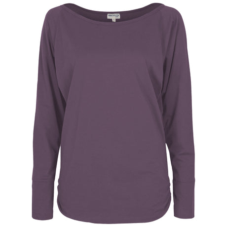 Yoga-Longsleeve "rheia" - velvet plum - YOGISHOP