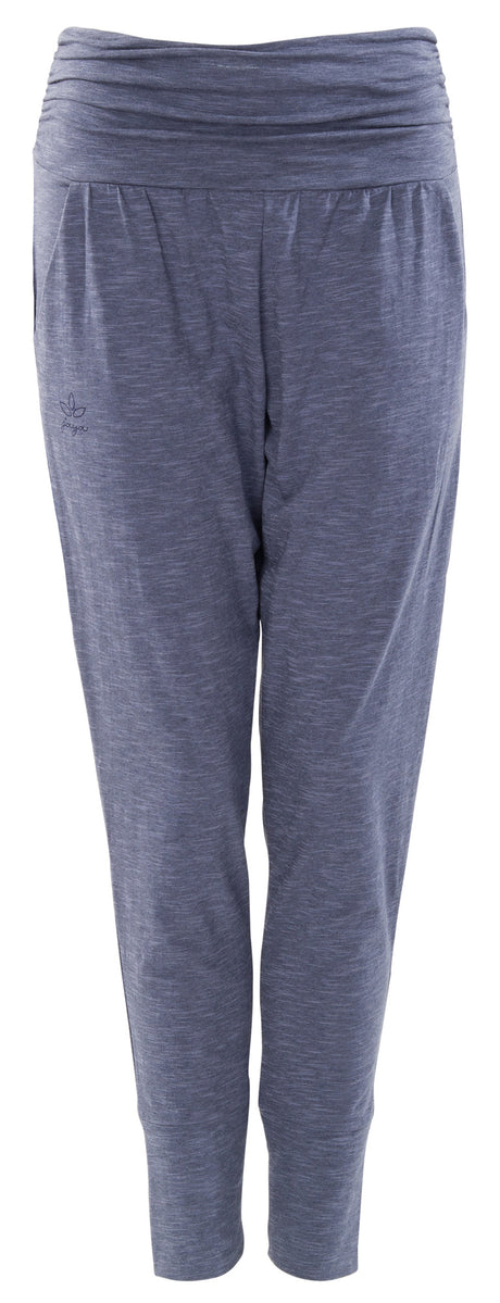 Yoga-Pants "Mari" - nightblue melange - YOGISHOP