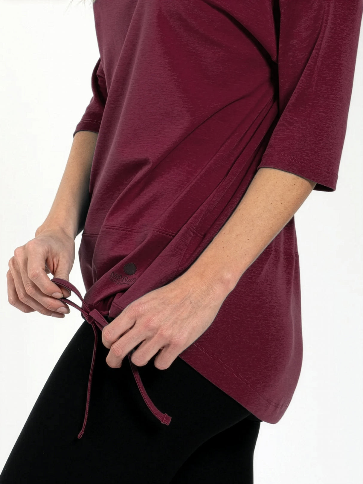 T-shirt de yoga Sara - Dark Red