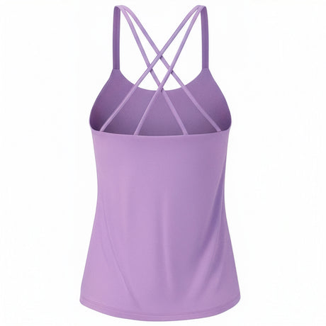 Yoga-Bra Spaghetti Top - lilac - YOGISHOP