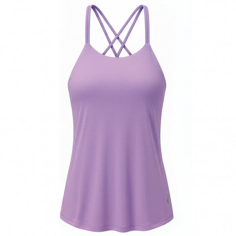 Yoga-Bra Spaghetti Top - lilac
