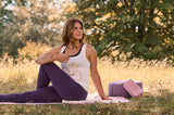 Yoga-Tank-Top „OM“ - ivory/copper - YOGISHOP