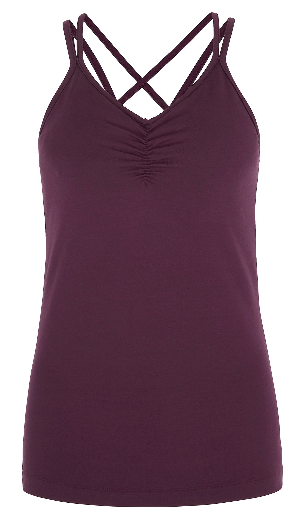 Yoga-Top "conquer cami"- berry - YOGISHOP