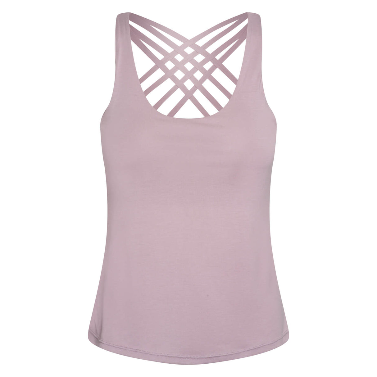 Yoga-Top Nira mit integriertem BH - grey lavender - YOGISHOP