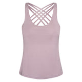 Yoga-Top Nira mit integriertem BH - grey lavender - YOGISHOP