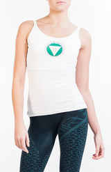 Yoga-Top "White Chakra" - white - YOGISHOP