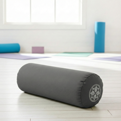 Yoga Bolster redondo - vintage - algodón orgánico