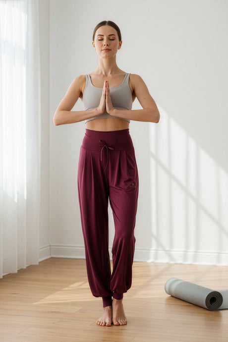 Yogahose Florence - Dark Red