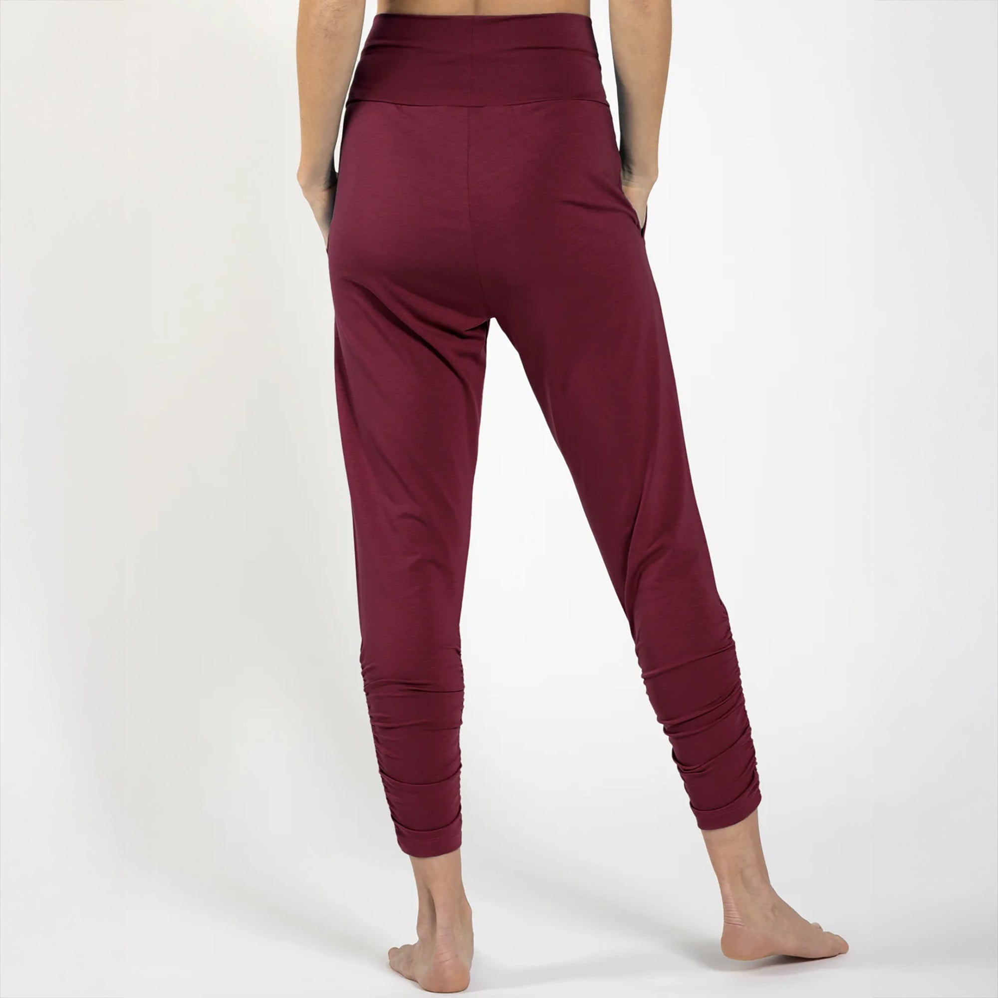 Pantalones de yoga Francis - Rojo oscuro