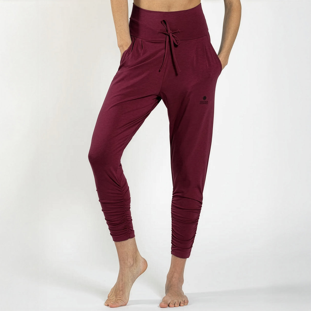 Pantalones de yoga Francis - Rojo oscuro