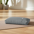 2. Wahl Yogakissen - klein, graphite - Kapok - YOGISHOP