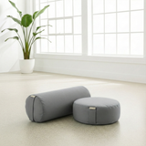 Yoga-Set Ananda (Cuscino da meditazione Dhyana + Yoga-Bolster Samtosha)