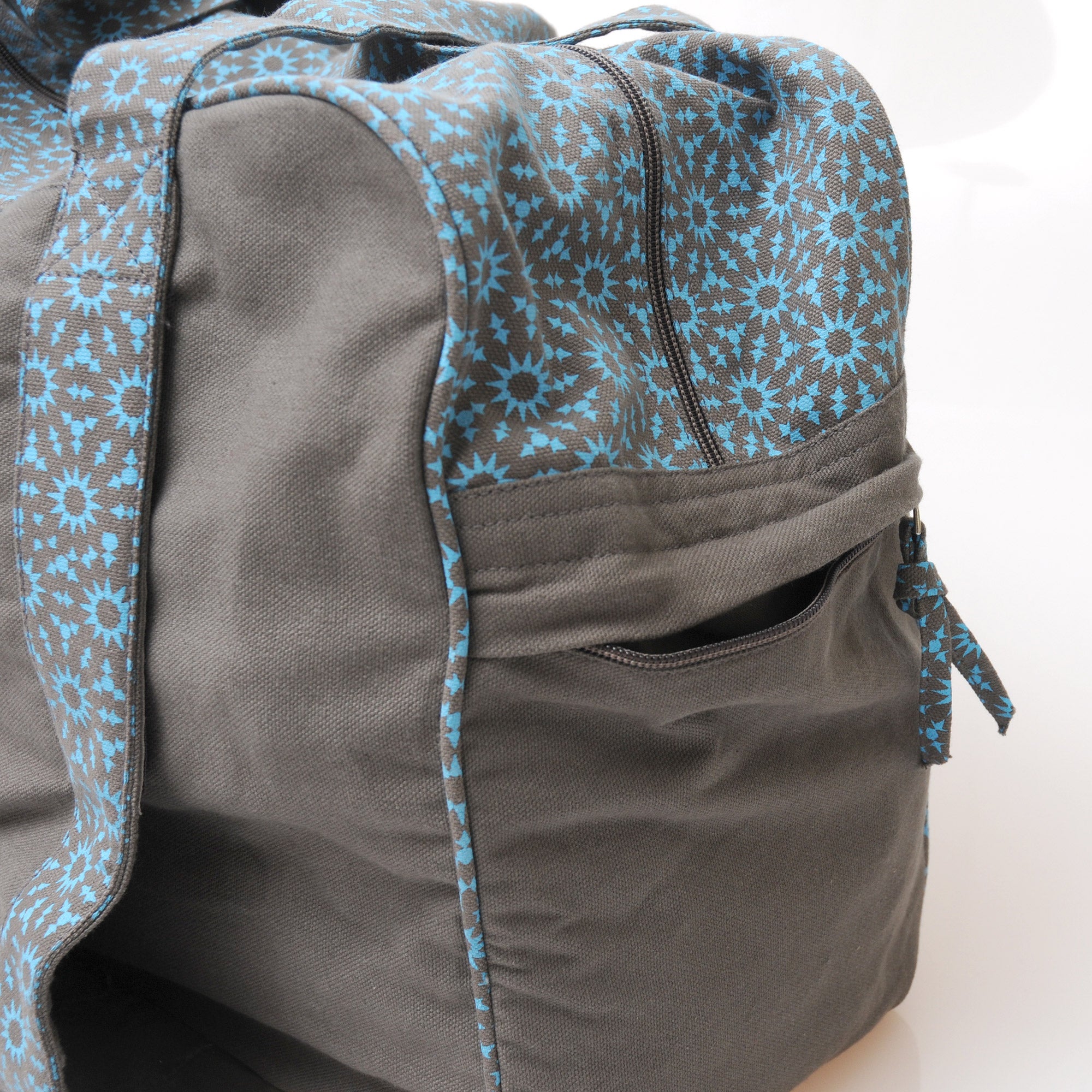 Yogatasche twin bag - take me two - taupe/turquoise - YOGISHOP
