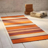 Yogateppich cotton rug - striped - YOGISHOP