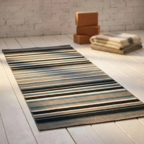 Yogateppich cotton rug - striped - YOGISHOP