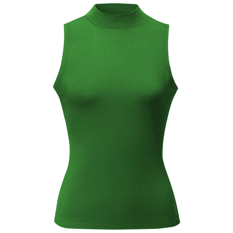 Yoga Top Stand Up Collar - classic green - YOGISHOP