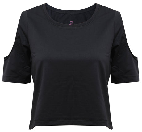 Yoga-Breathe-Shirt "Raffaela" - black - YOGISHOP