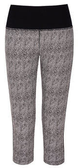 Yoga-Capri "Karma" - herringbone - YOGISHOP