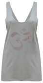Yoga-Tank-Top "OM" - grey-green - YOGISHOP