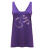 Yoga-Tank-Top "OM" - purple - YOGISHOP