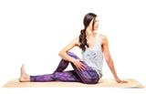 Yoga-Tank-Top "OM" - grey-green - YOGISHOP