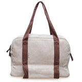Sac de yoga yogibag® tout-en-un - jute - crème nature/taupe-gris