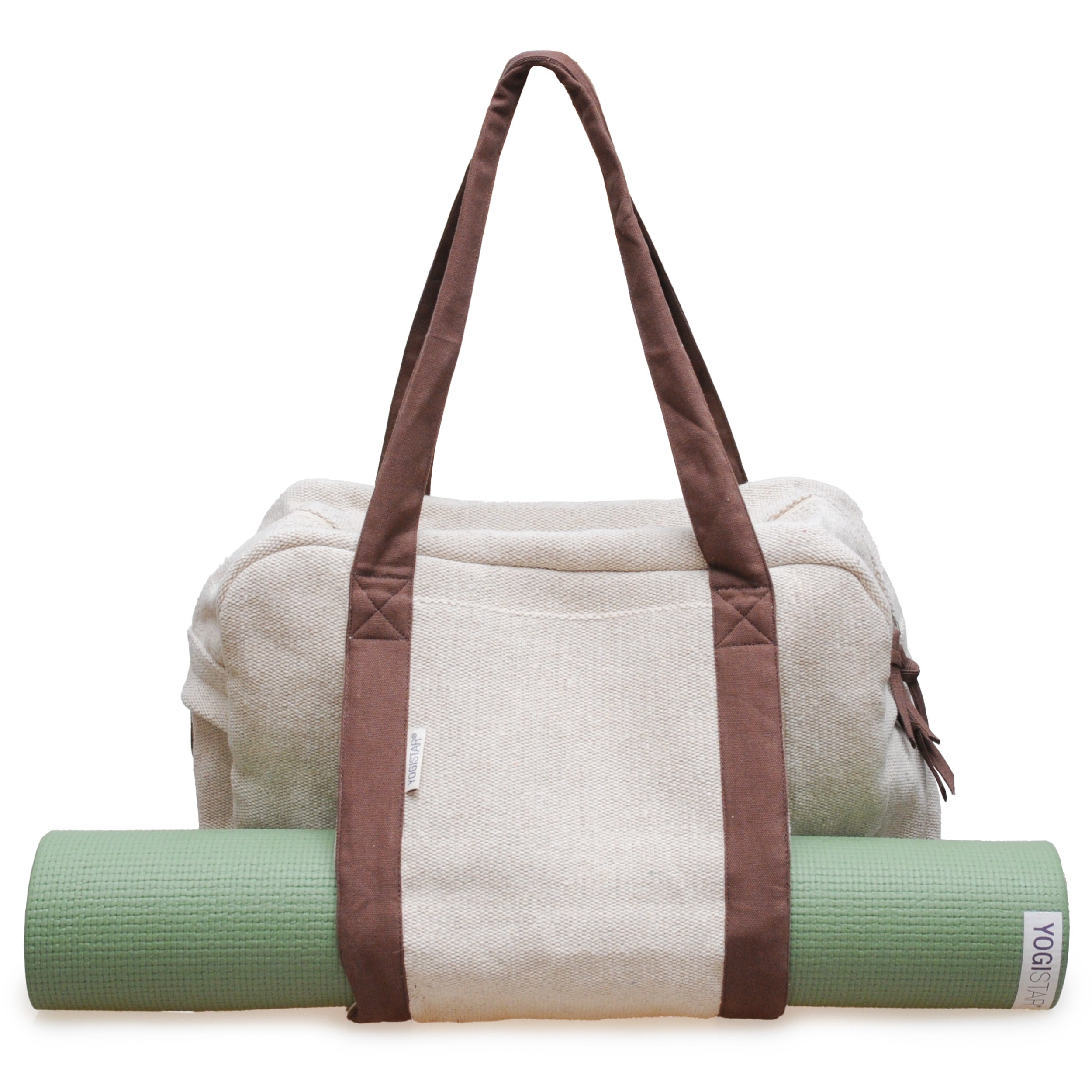 Yogatasche yogibag® all in one - jute - nature creme/taupe-grey - YOGISHOP