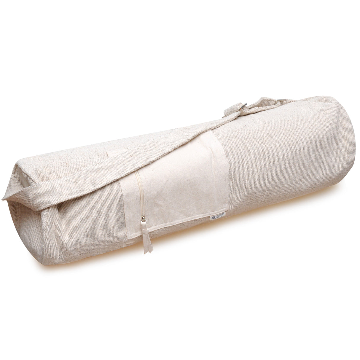 Borsa da yoga yogibag® basic - zip - juta - 75 cm - natura crema