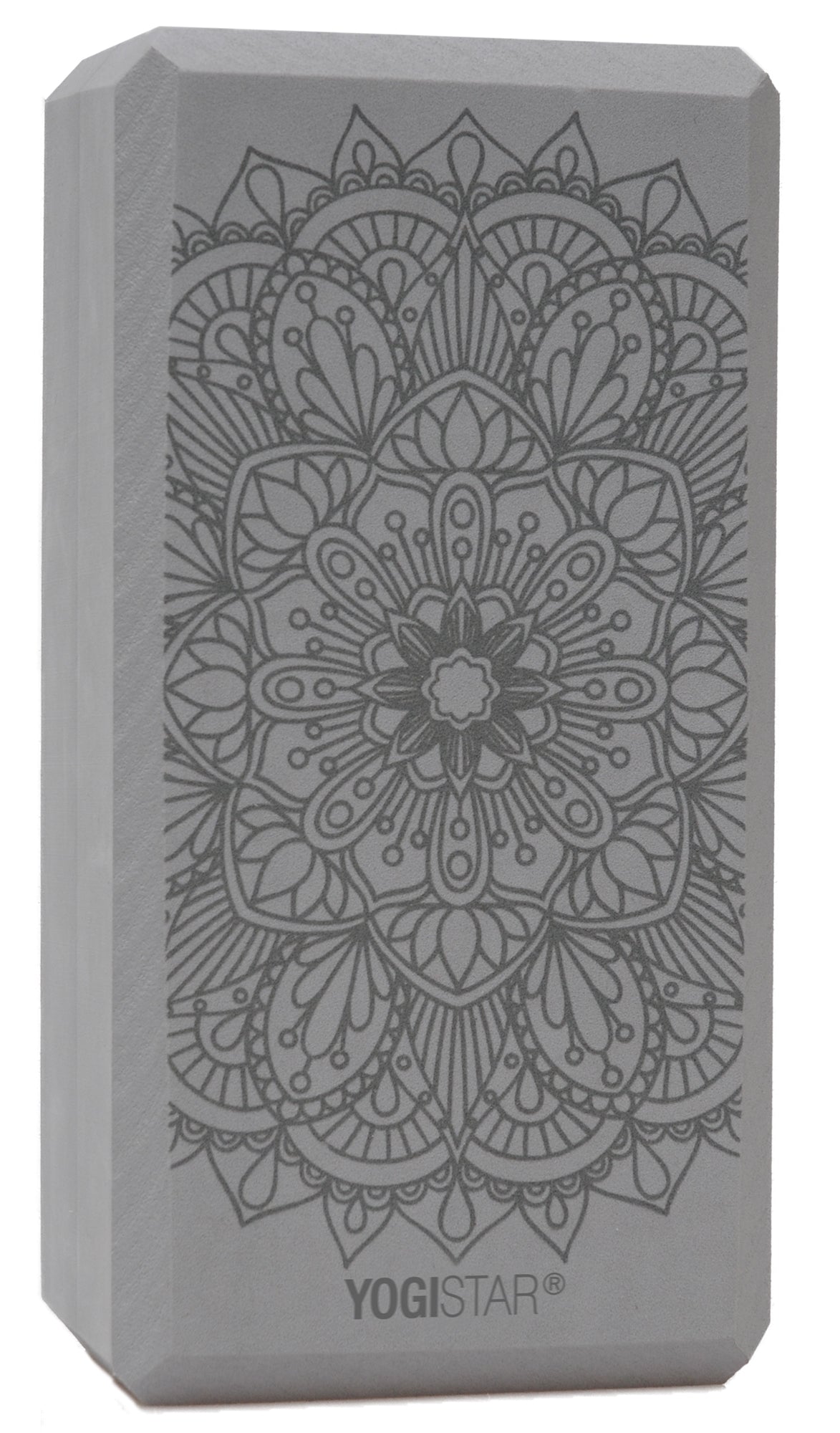 2. Wahl Yogablock - yogiblock basic - art collection - lotus mandala - graphite - YOGISHOP