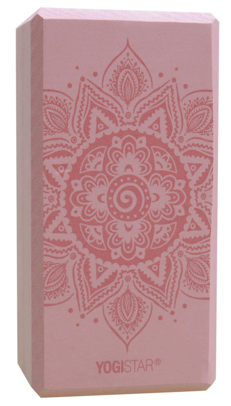 2. Wahl Yogablock yogiblock® basic - art collection - spiral mandala - velvet rose