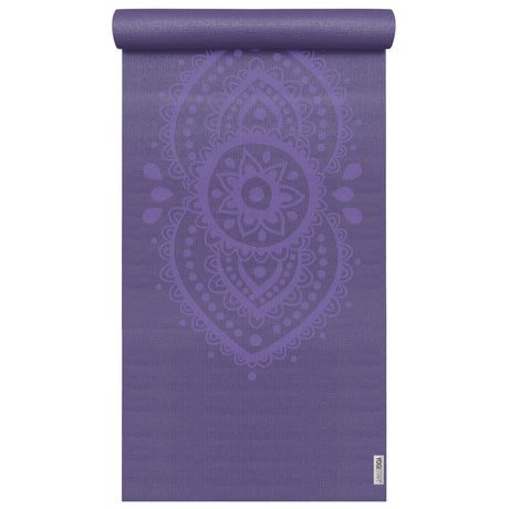 2. Wahl Yogamatte yogimat® basic - art collection - ajna chakra, aubergine - YOGISHOP