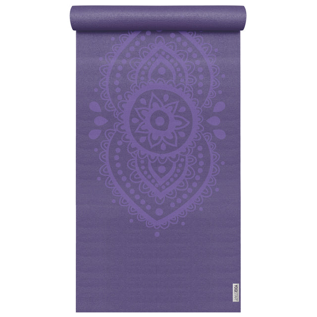 2. Wahl Yogamatte yogimat® basic - art collection - ajna chakra, aubergine - YOGISHOP