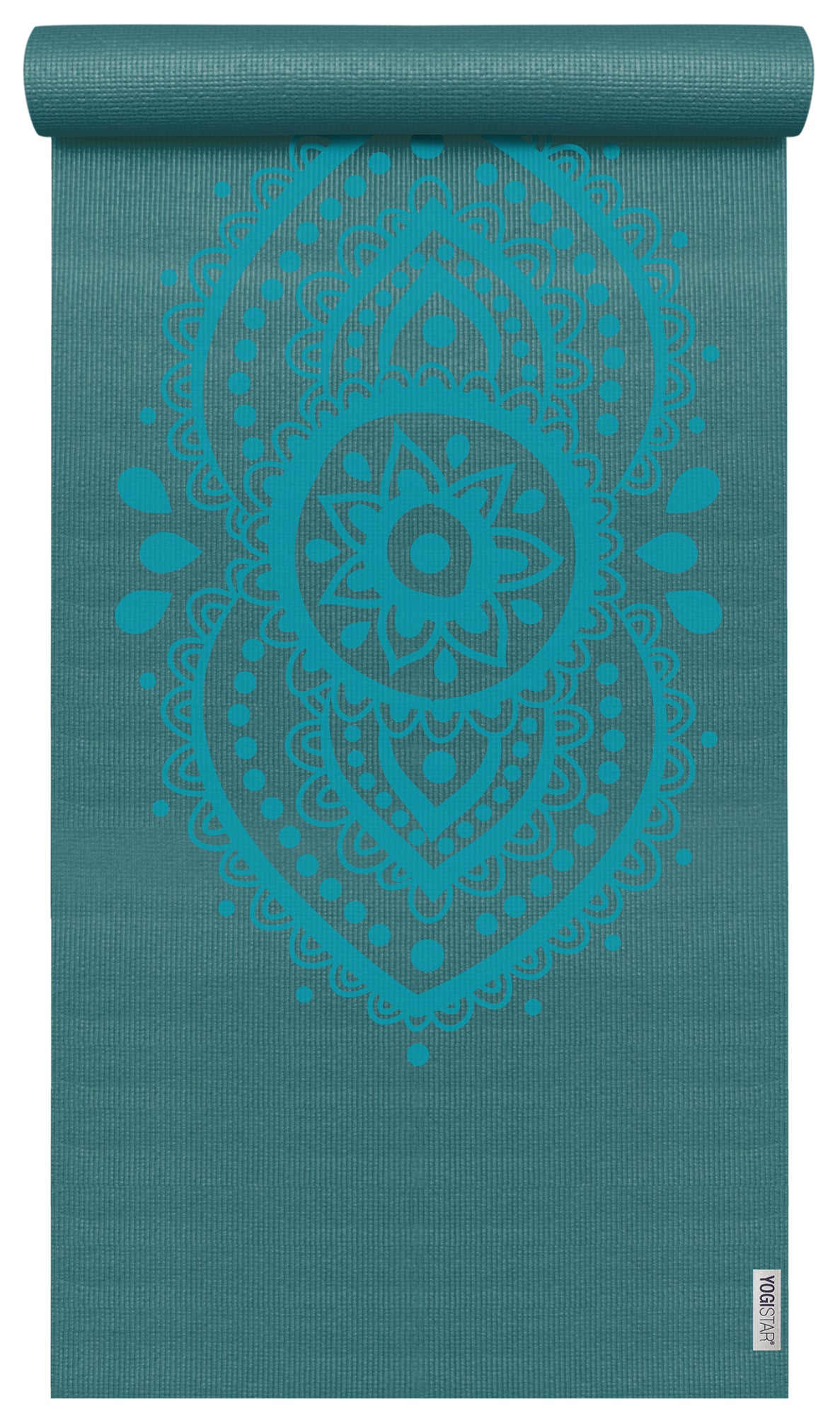 2. Wahl Yogamatte yogimat® basic - art collection - ajna chakra - petrol - YOGISHOP