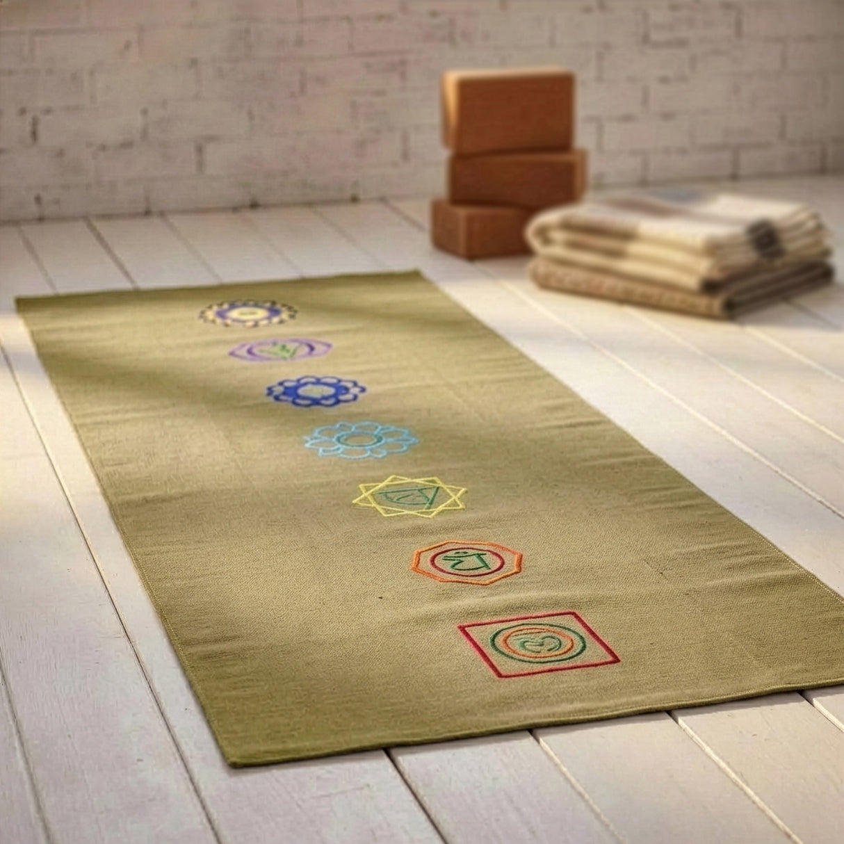 Yogateppich cotton rug - chakra - YOGISHOP