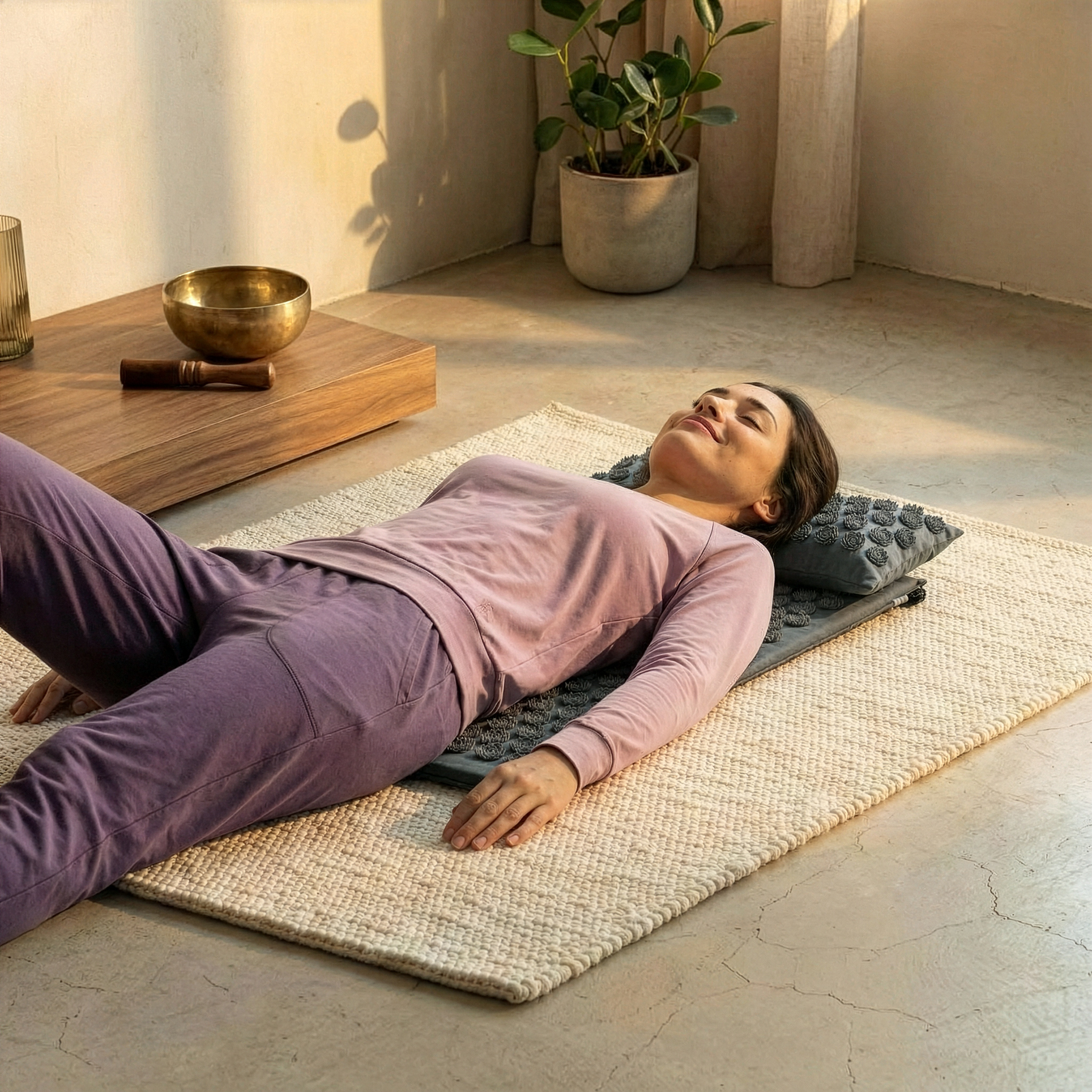 Akupressur-Set akupress relax lotus - Bio-Baumwolle