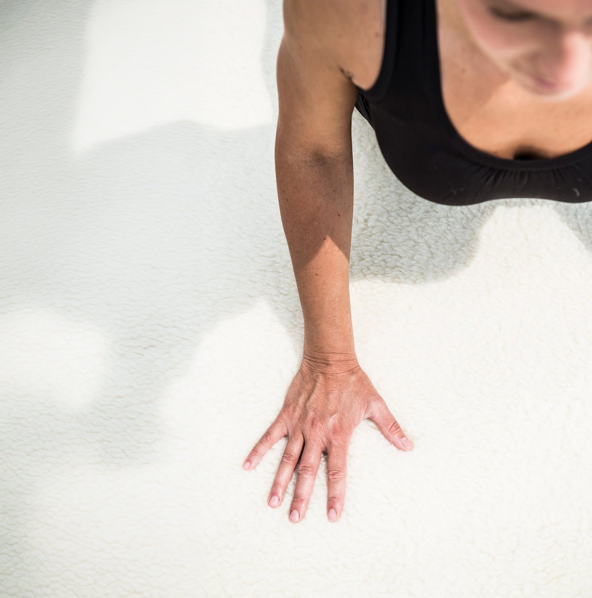 Yoga mat yogimat® natural - organic virgin wool