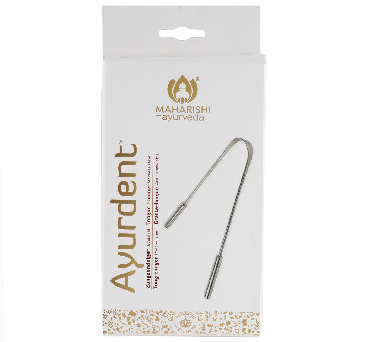 Zungenreiniger, rostfreier Edelstahl - YOGISHOP