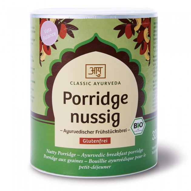 Bio Porridge nussig, Vata, 320 g 