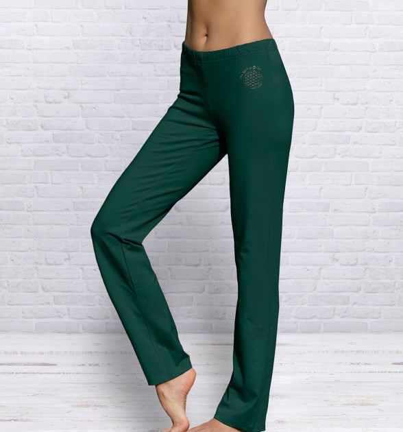 Wellness trousers - fern green S
