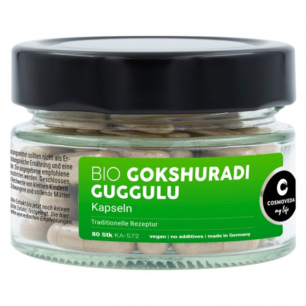 Organic Gokshuradi Guggulu, 80 capsules 