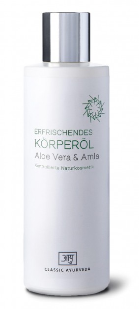 Erfrischendes Körperöl Aloe Vera & Amla, 200 ml 