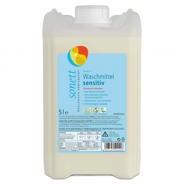 Detergent liquid sensitive, 5 l 