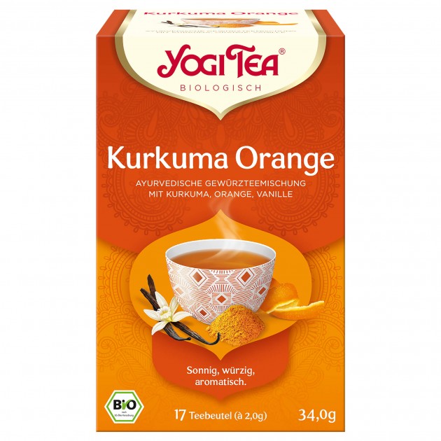 Bio Kurkuma Orange Teemischung, 34 g 